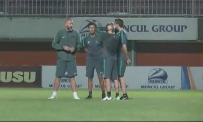 Timnas Indonesia Berlatih di Stadion Maguwoharjo