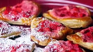 276.Heart-Shaped Strawberry Cream Cheese Breakfast Pastries