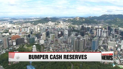 Combined cash reserves of Korea's 30 major conglomerates reaches near 700 trillion won