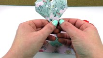 Süßes Herz falten _ DIY Idee für Kinder _ Basteln für die Lieben _ Valentinstags Idee-NMMdGWw