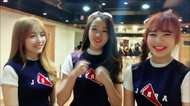 [Lee Ayoung] Girls Group April, APRIL Joint Broadcast (SnowLive) Complete Edition dsp Media, April practice room!