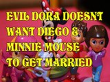Toy EVIL DORA DOESN'T WANT DIEGO & MINNIE MOUSE TO GET MARRIED   SKYE PAW PATROL  BOOTS