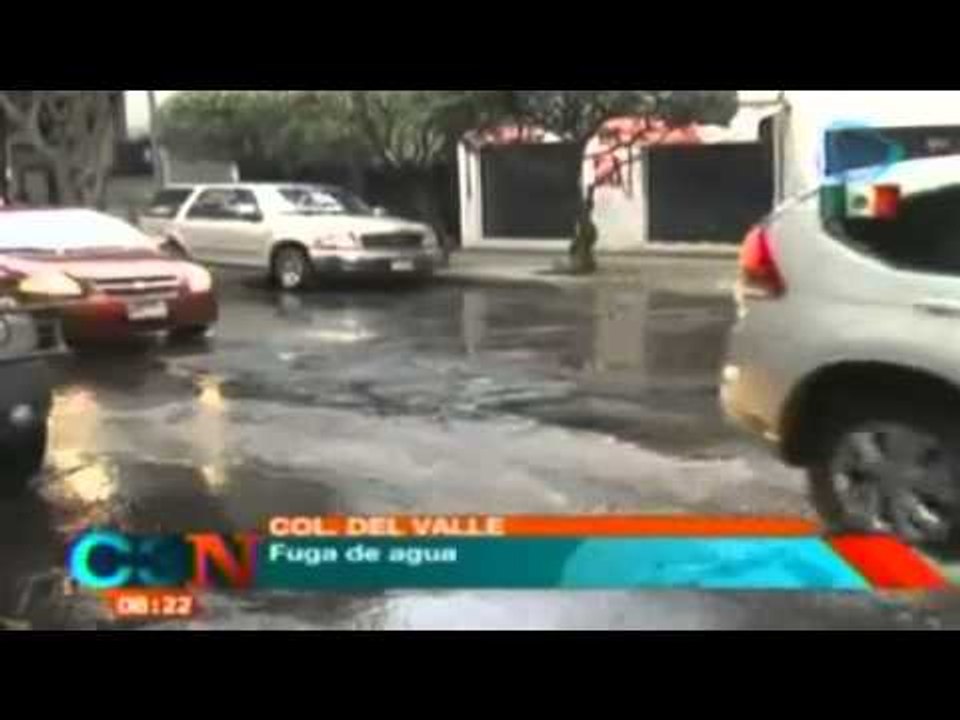 Denuncia ciudadana, Fuga de agua en Colonia del Valle