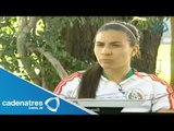 Nayeli Rangel jugadora de la selección mexicana femenil se encuentra en concentración