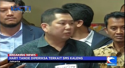 Hary Tanoe Klarifikasi Terkait SMS Kaleng