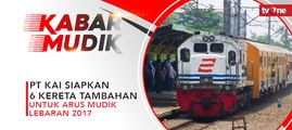 Kabar Mudik - Enam Kereta Tambahan untuk Disiapkan untuk Arus Mudik Lebaran