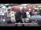 Ivan Redkach Working Out Speed And Power - Esnews Boxing