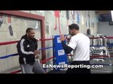 Boxing Stars Ivan Redkach & Both Mike Perez In Ring In Oxnard - EsNews Boxing