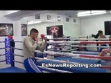 Cuban Boxing Star Marcos Forestal Working Out At Goossen Gym EsNews