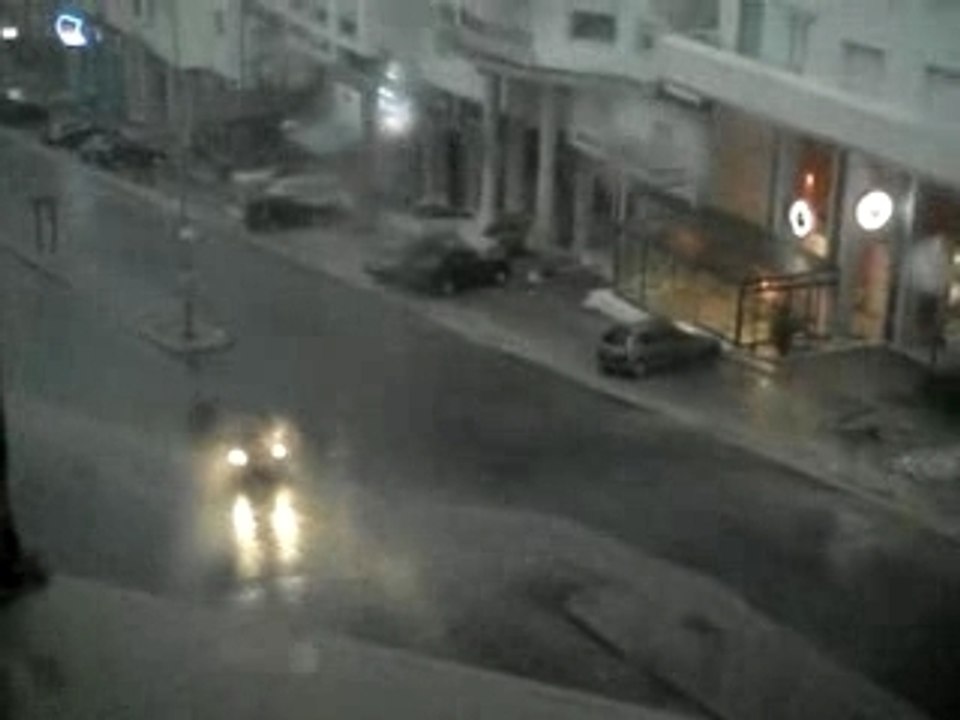 Intempéries et inondations à Tunis le 13 Octobre 2007