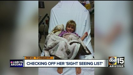 Peoria girl losing eyesight attempting to fulfill bucket list