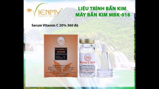 Liệu trình bắn kim với Máy bắn kim MBK-018 - Công ty Viên Mỹ hướng dẫn
