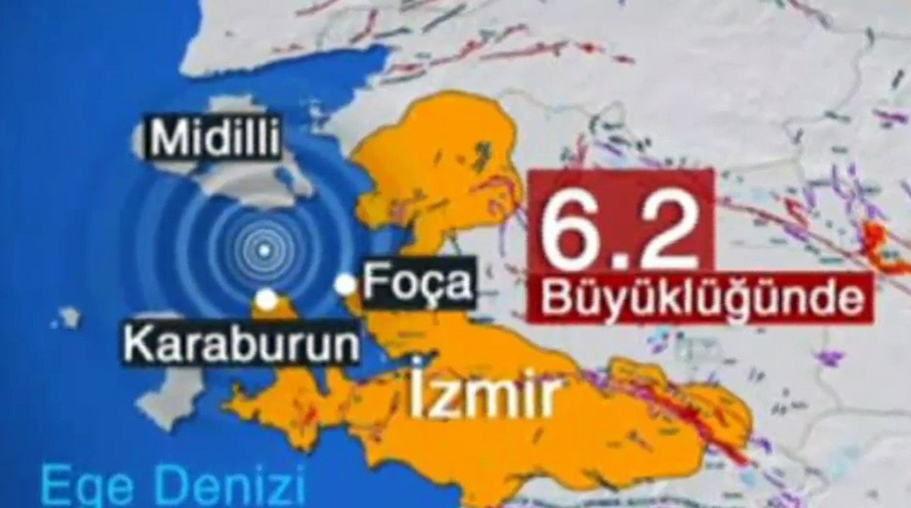 Ege De Büyük Deprem 6.2 Güncel BİLGİLER