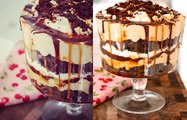 Salted Caramel, Brownie Trifle Cakes & Cupcakes Dessert Recipe