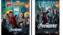 All Lego marvel movie posters compared to the actual posters