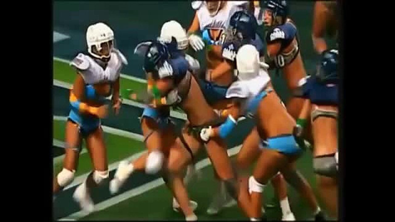 LFL football Hottest Moments Lingerie Football League