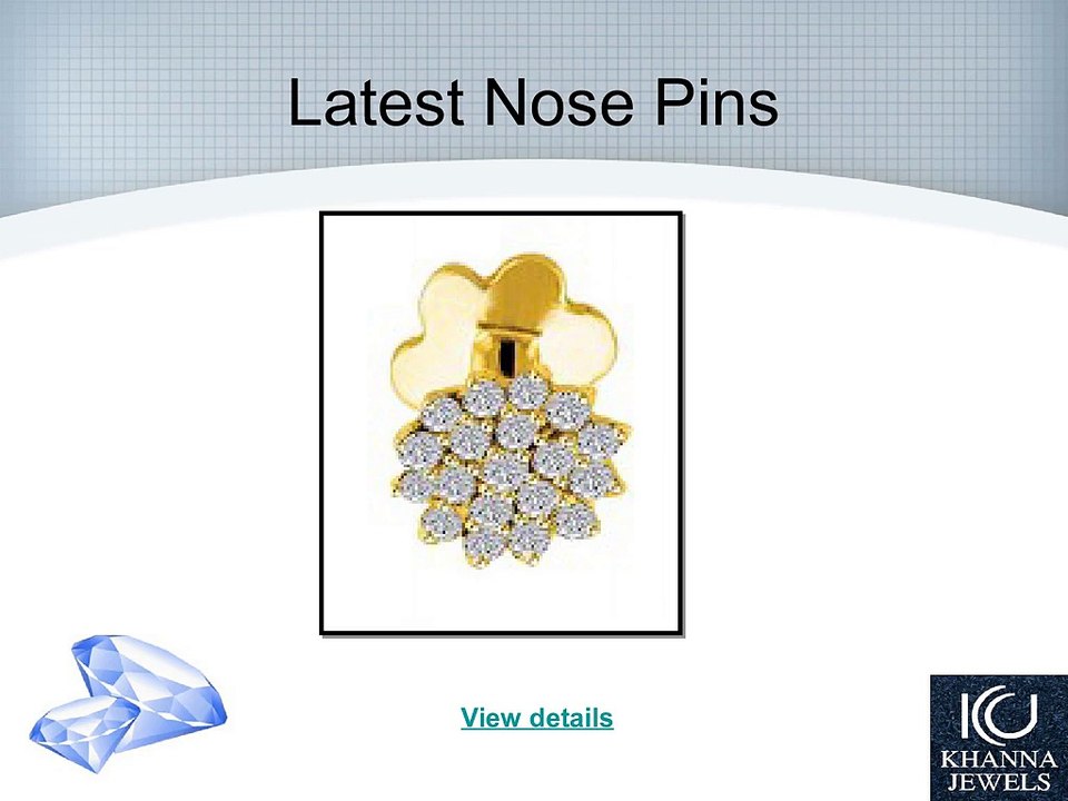 Top 10 Diamond Nose Pins Design at Khanna Jewels