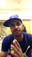 Indian cricketer threatening video for Rashid Latif.