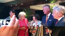 La princesse Astrid fait la promo des produits belges à Séoul