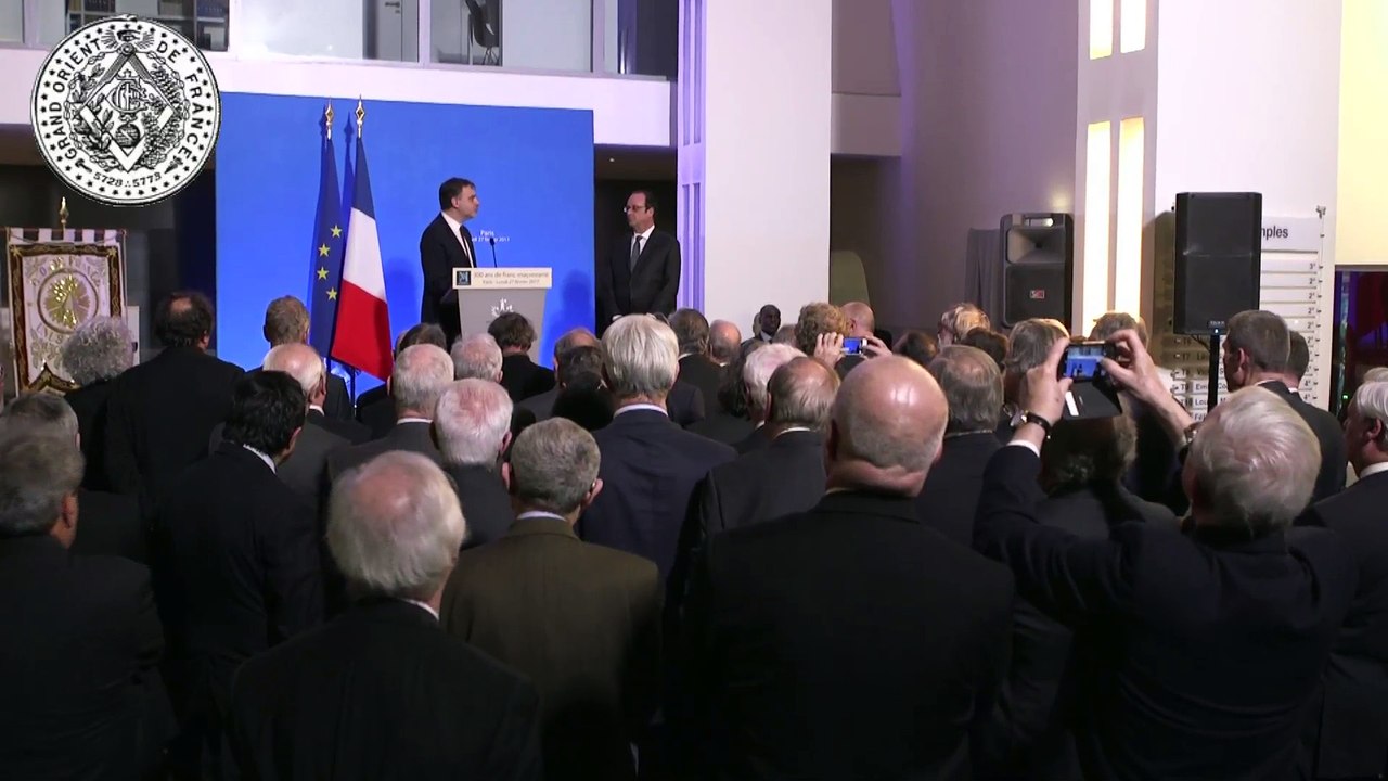 Visite du Président de la République au Musée de la Franc-Maçonnerie le 27 février 2017