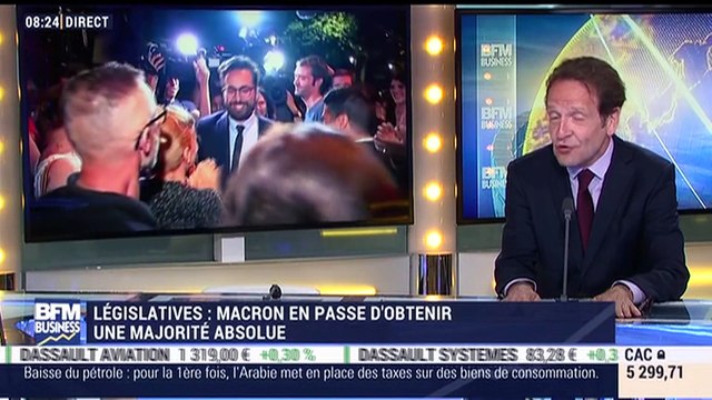 Législatives: Emmanuel Macron en marche vers une majorité absolue - 12/06