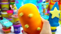 Surprise eggs Spongebob barbie Peppa Pig Surprise eggs Play Doh Cars 2 Frozen toys-KLkTQJ