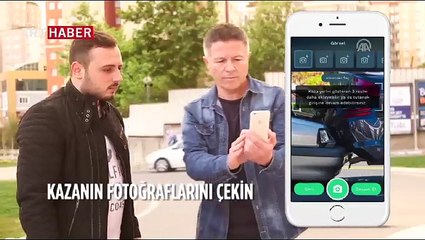 'Mobil kaza tutanağı' ile zamandan tasarruf