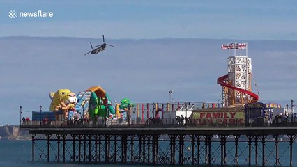Amazing aerial acrobatics on display at UK airshow