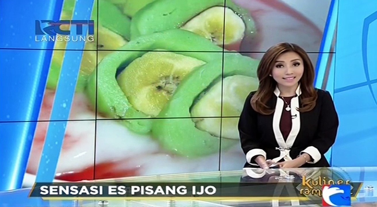 Menikmati Sensasi Es Pisang Ijo Khas Makassar