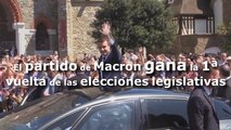 El partido de Macron gana la primera vuelta de las elecciones legislativas