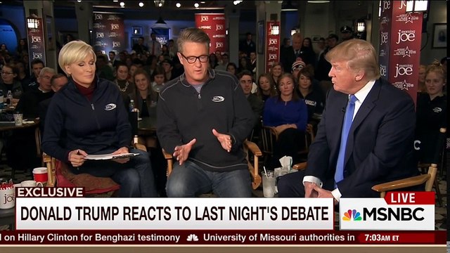 MSNBC: Donald Trump Interview on Morning Joe in Manchester, NH - November 11, 2015