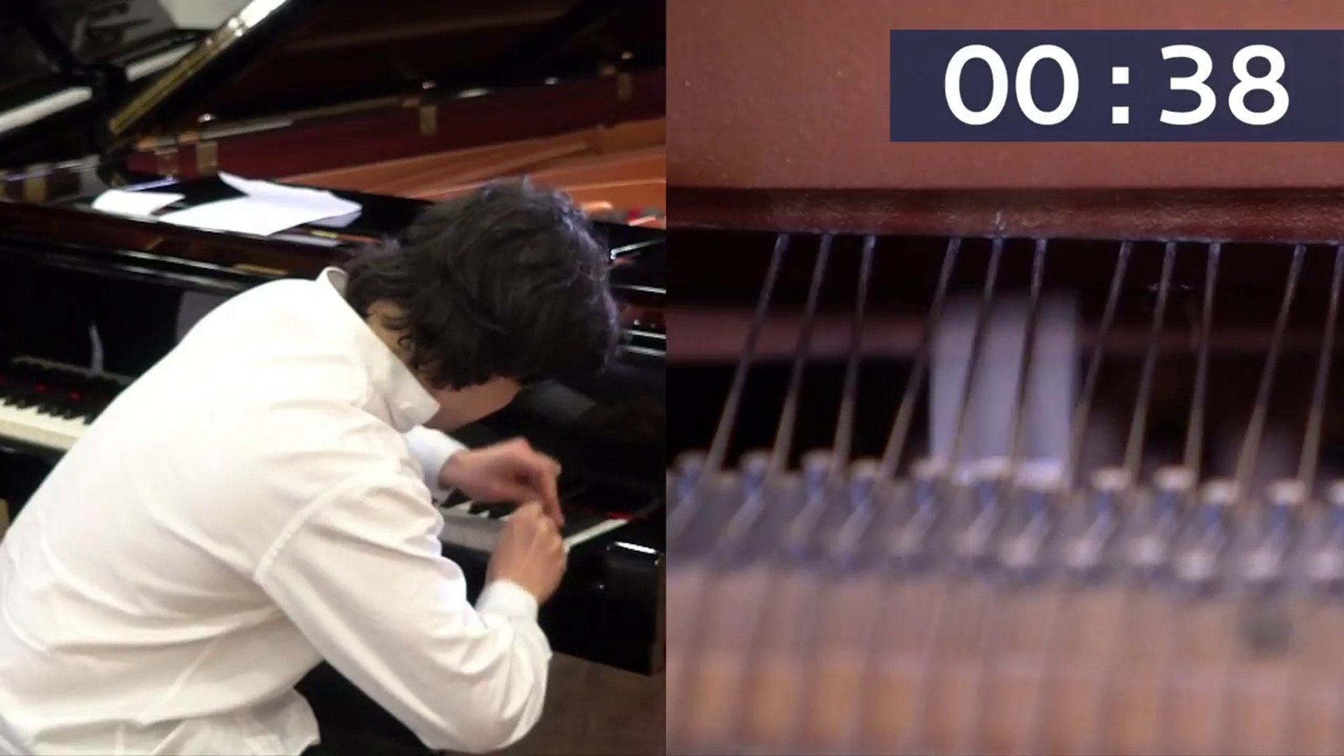 Il appuie 850 fois sur la même touche de piano en 60sec !! Record du monde  de fou - Vidéo Dailymotion