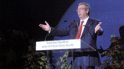Grand dîner républicain autour de François-Xavier Bieuville - Discours de soutien de Patrick Balkany