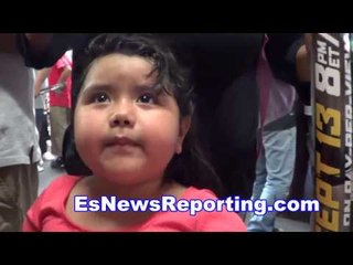 Chino Maidana Makes The Day Of His Youngest Fan - EsNews Boxing