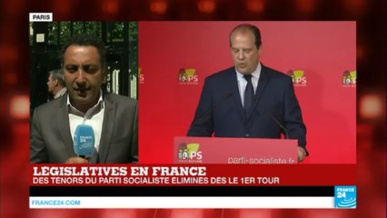 Législatives : de nombreux ténors du PS éliminés dès le 1er tour