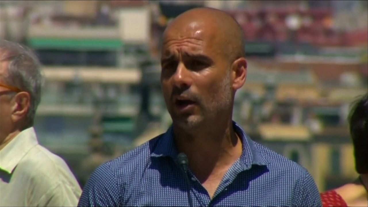 Manchester City manager Pep Guardiola defends Catalonia's independence referendum