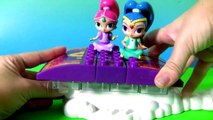 SHIMMER and SHINE Mega Bloks Magic Genie Carpet Building Toys