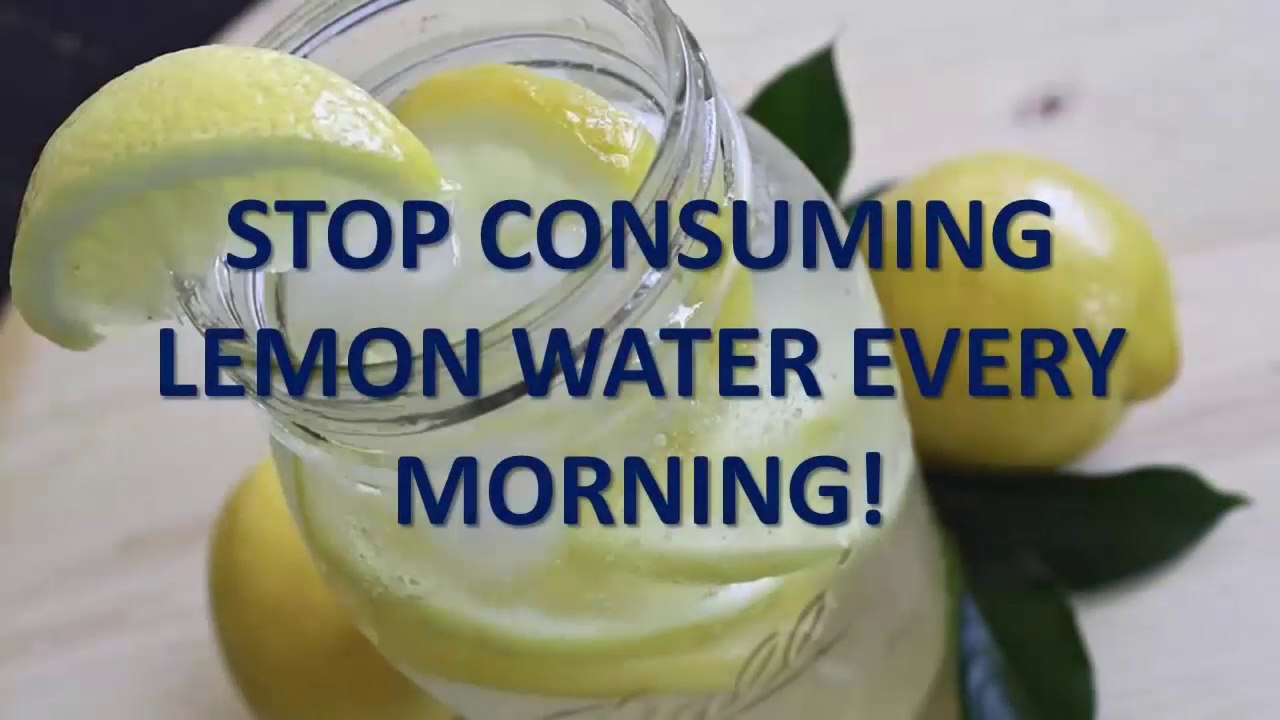 STOP CONSUMING LEMON WATER EVERY MORNING! ALL MISTAKE THAT MILLIONS OF PEOPLE MAKE IT
