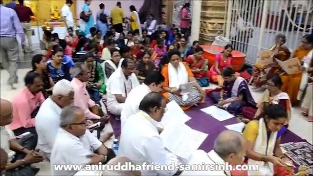 Aniruddha Bapu - Shree Rudrabhishek seva at Shree Aniruddha Gurukeshetram - 27 March 2017