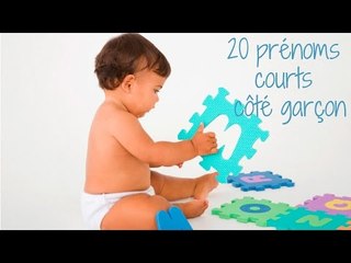 Top 20 des prénoms courts côté garçon