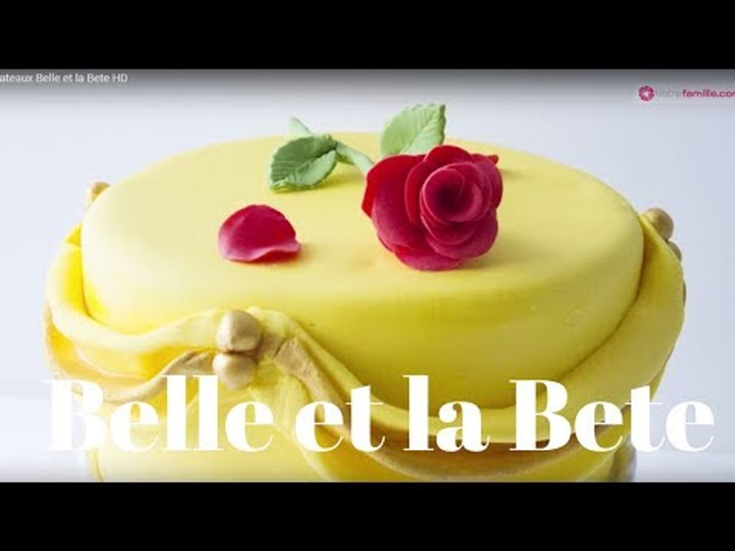 Gateau La Belle Et La Bete Disney Cake Video Dailymotion