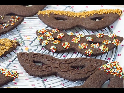 Recette de carnaval - Masques en chocolat