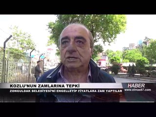 Rekabet engeleniyor olan halka oluyor... Kozlu Belediyesinin zammı vatandaşı çileden çıkarttı