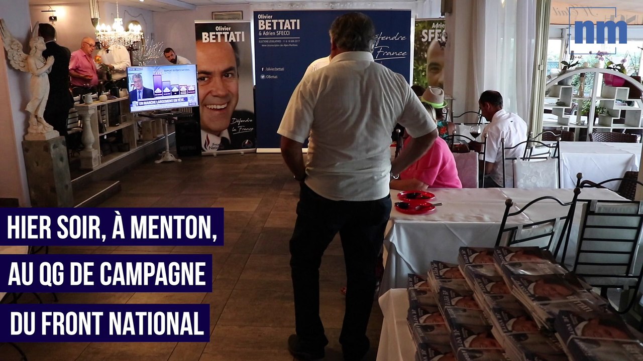 Ambiance Résultats Législatives 4ème circonscription des Alpes-Maritimes (MENTON)