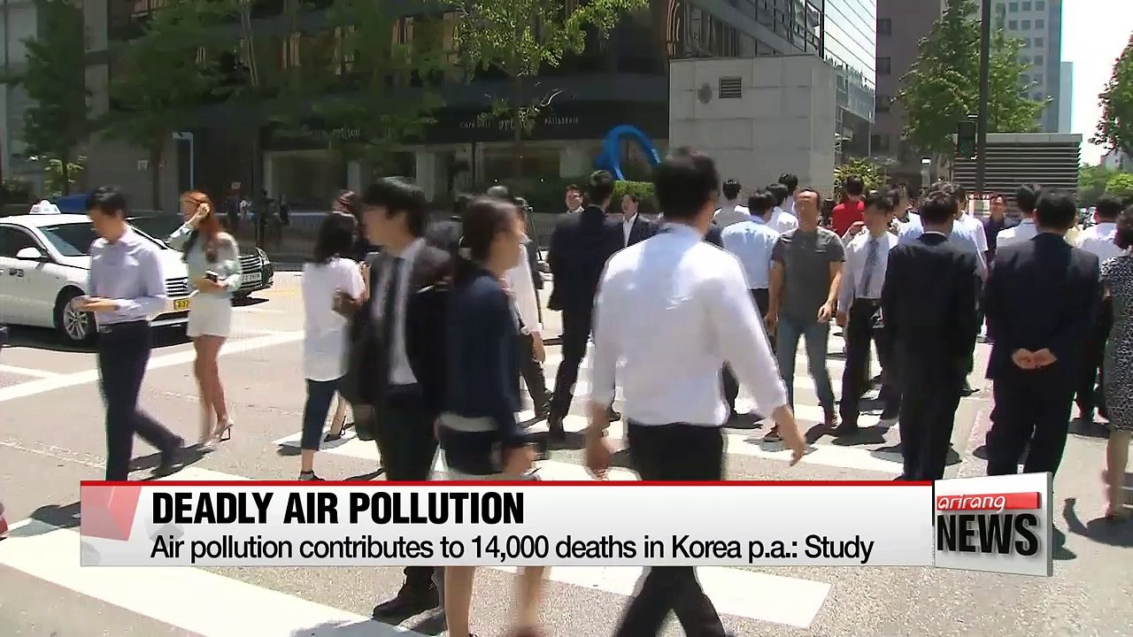 About 14,000 people a year die in Korea due to air pollution: Study