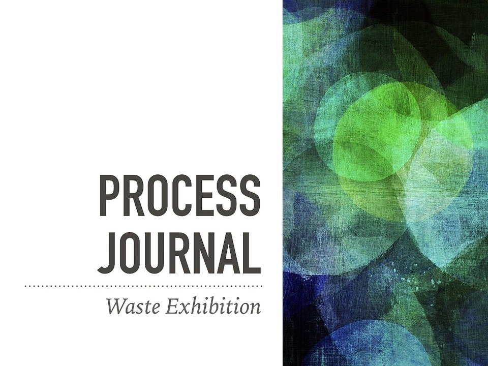 Waste Exhibition Community Project Process Journal