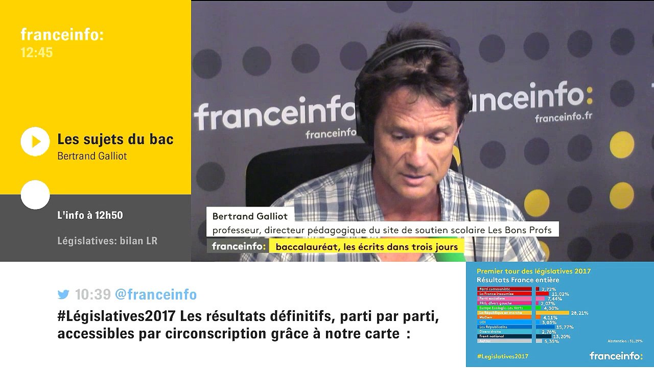Bac: les bons conseils de B. Galliot pour les derniers jours de révisions