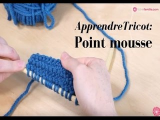 Tricot - le point mousse pas à pas