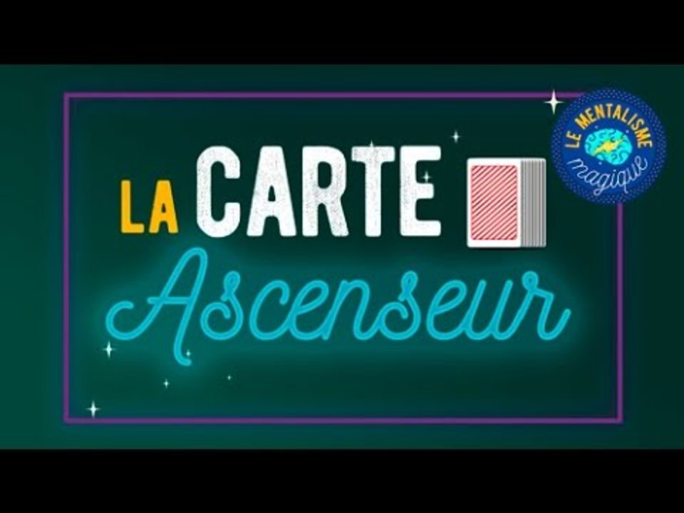 Transformer un jeu de cartes en "ascenseur" - Magie expliquée par Fabien Olicard