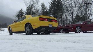 2017 Dodge Challenger GT AWD vs Ford Mustang vs Chevy Camaro Mashup Misa